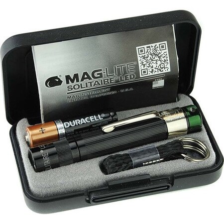 Maglite Solitaire Spectrum Series LED Flashlight, Color Green J3ASY2
